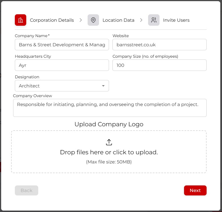 Editing your company