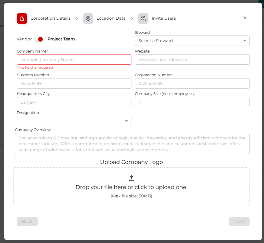 Corporation Details