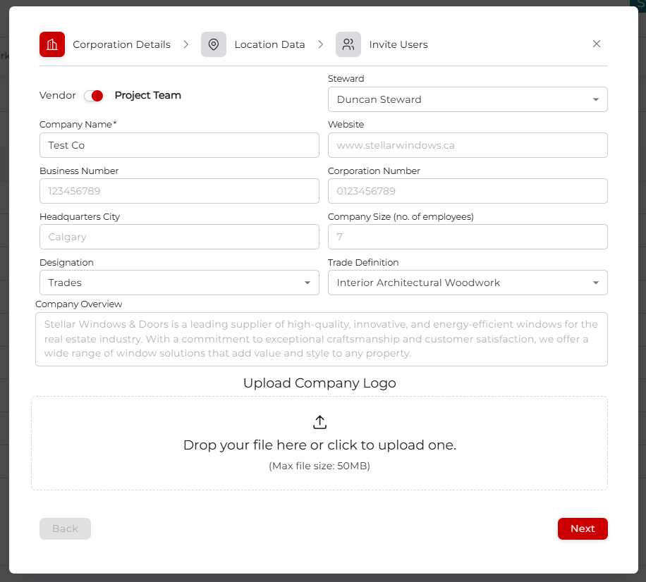 Corporation Details