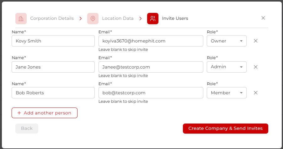 Company Users