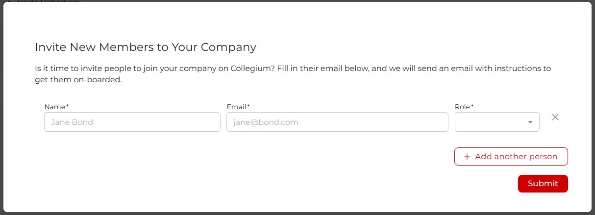 Inviting new members