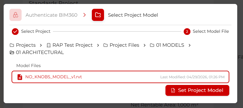 Set The Project Model