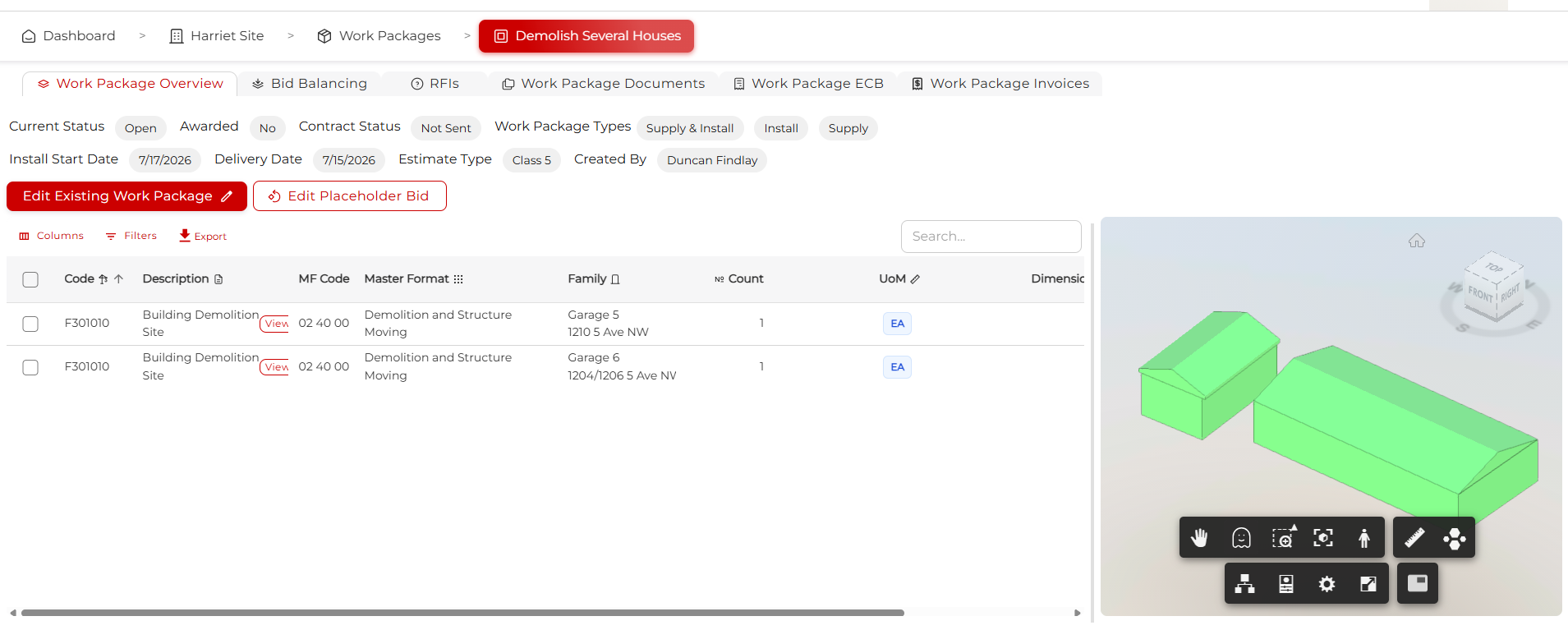Work Package Overview