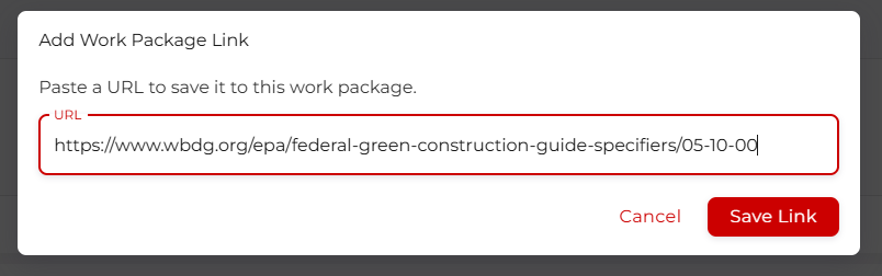 Work Package Wizard Page 3-3